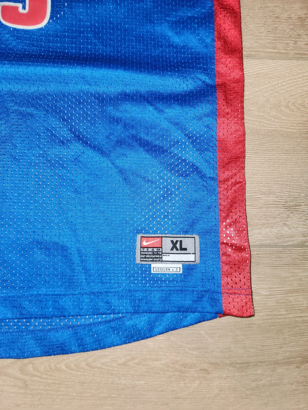 Vintage Y2K Nike Team Apparel Detroit Pistons Ben Wallace Youth Size Xl or Men S